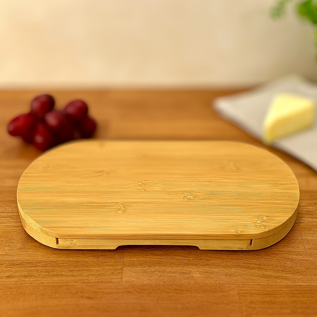 Personalised Wooden Cheese Board - Wine & Cheese