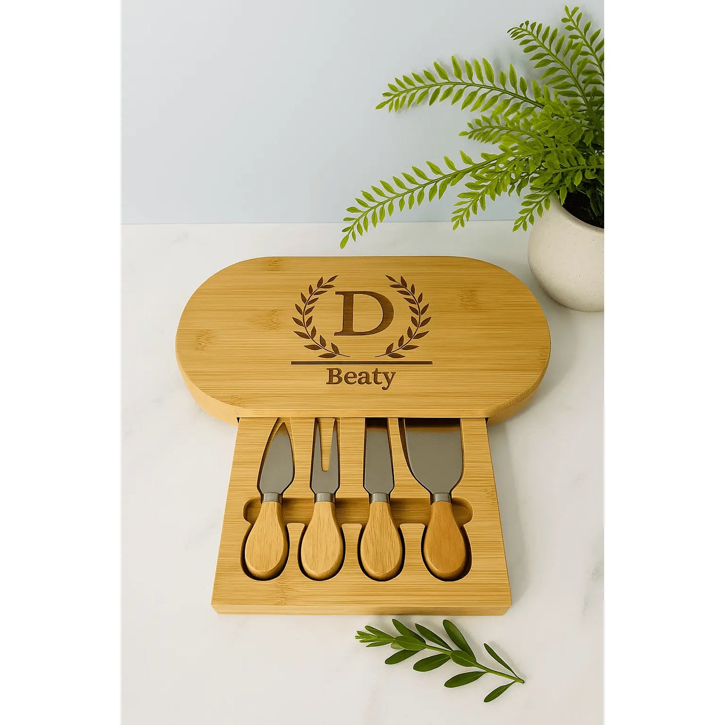 Bamboo Charcuterie Board with Hidden Knives - Perfect Gift-NEW-JSGiftboutique-JSGiftboutique