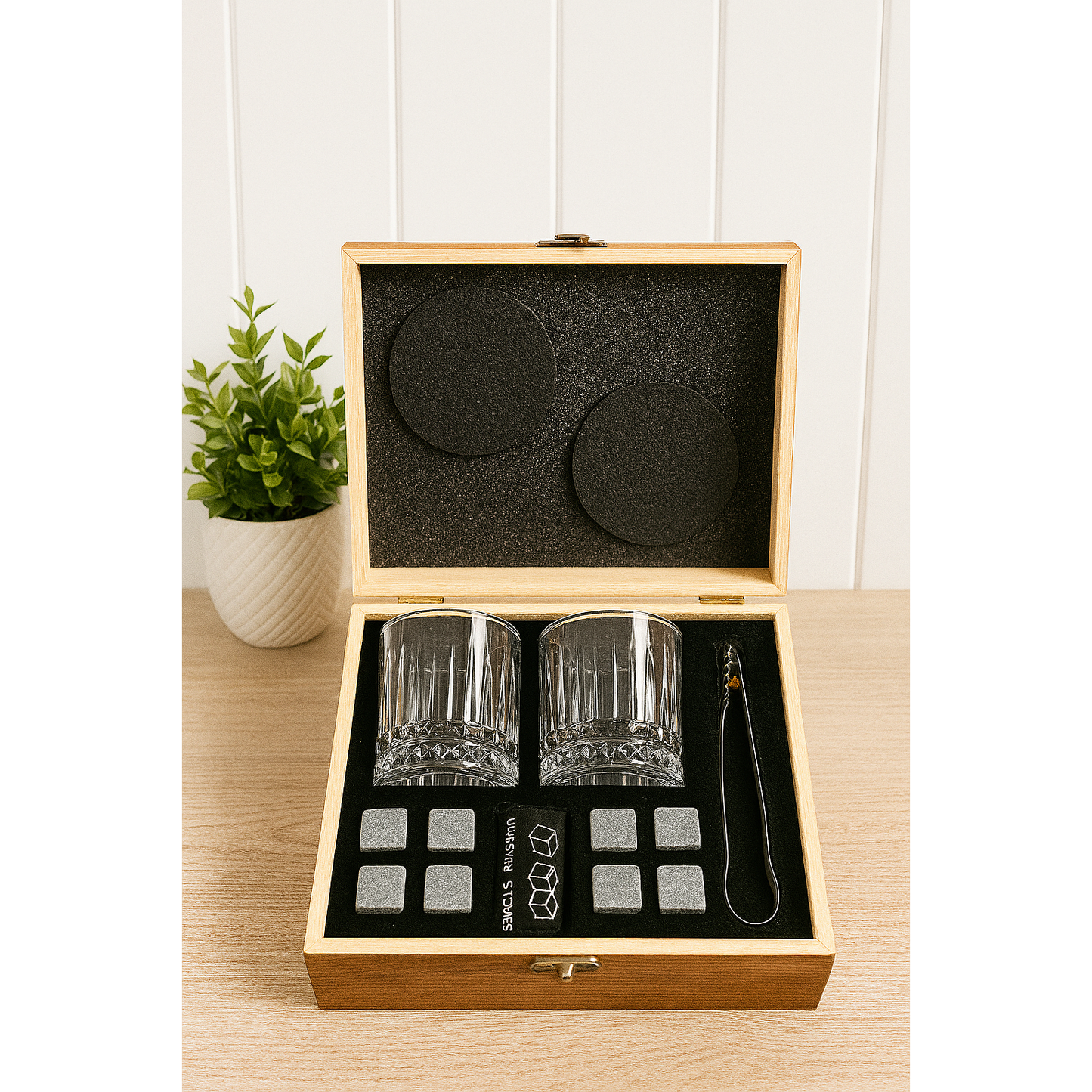 Engraved Whiskey Glass Set for Groomsmen