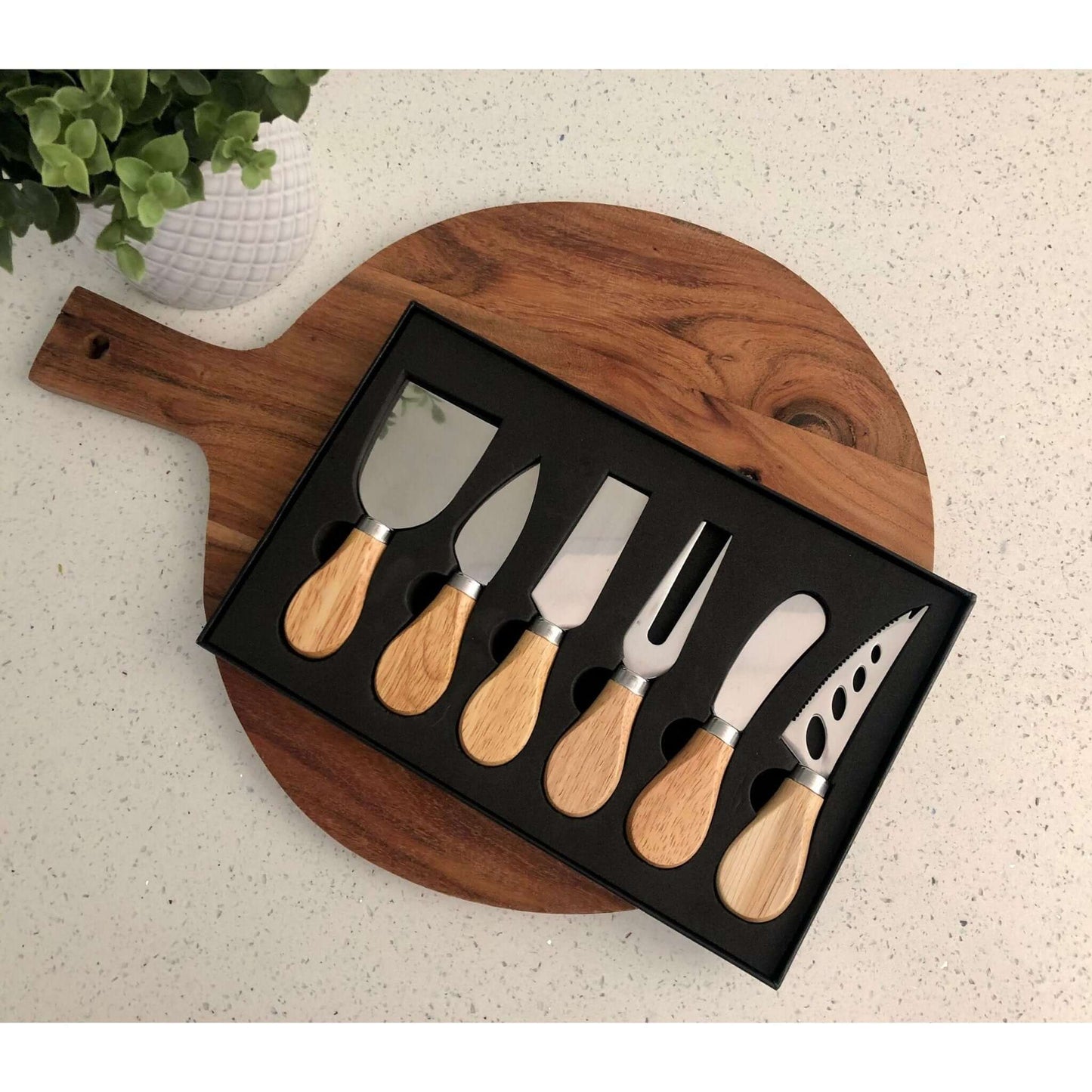 Custom Engraved Cheese Knife Set JSGiftboutique