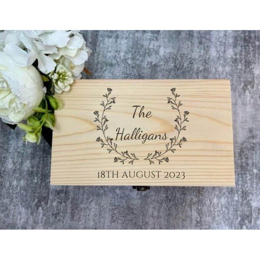 Custom Personalised Keepsake Box JSGiftboutique
