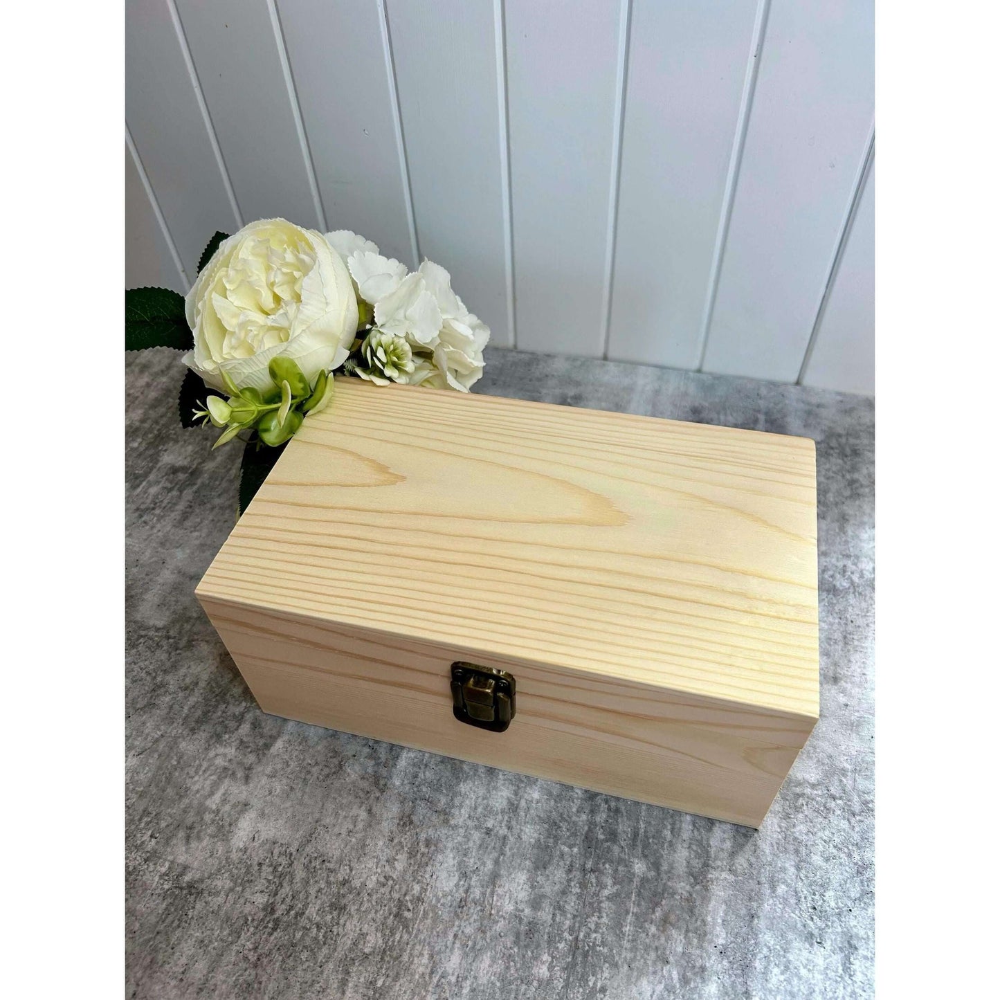 Engraved Wooden Baby Keepsake Box JSGiftboutique