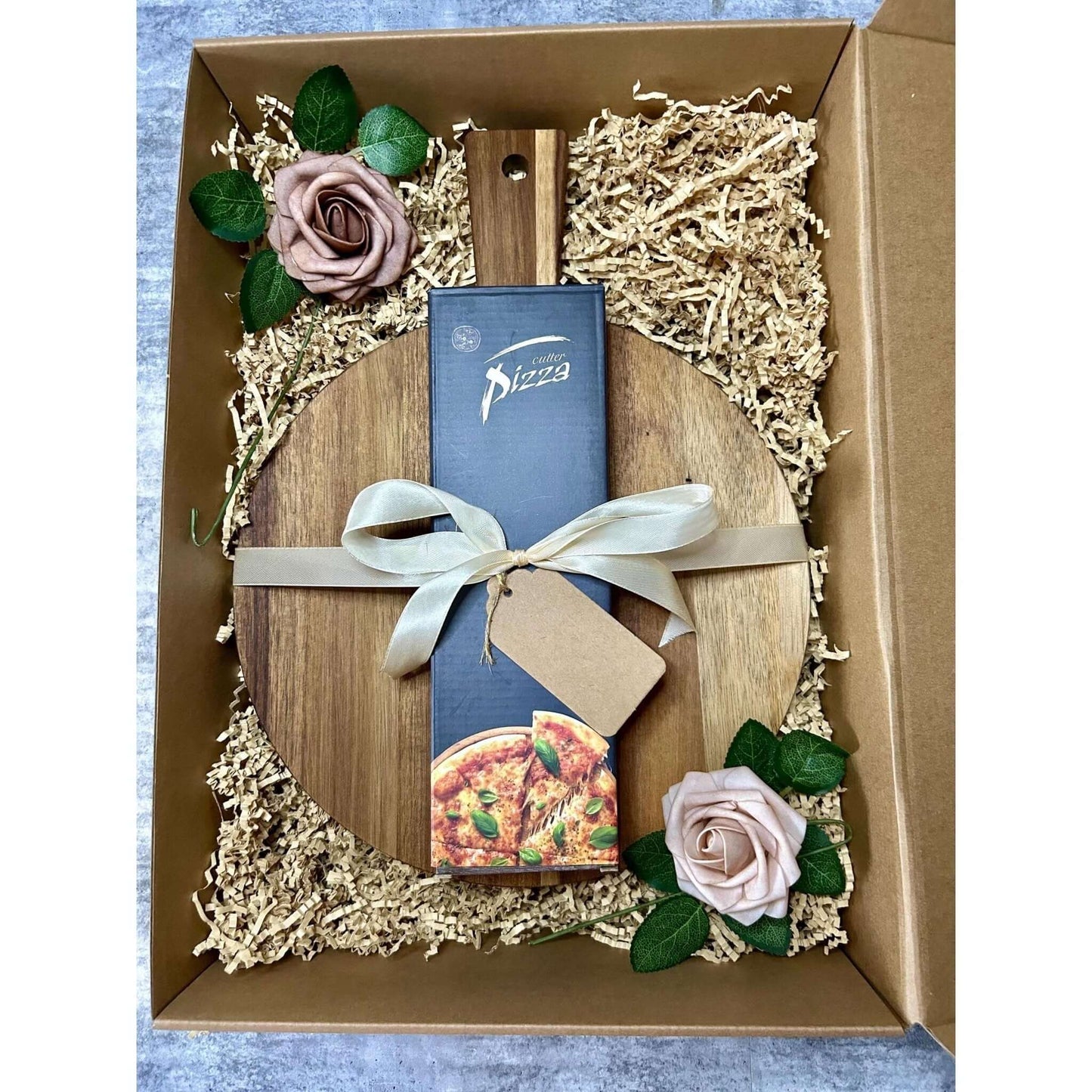 Wooden Pizza Paddle- Gift Set-NEW-JSGiftboutique-JSGiftboutique
