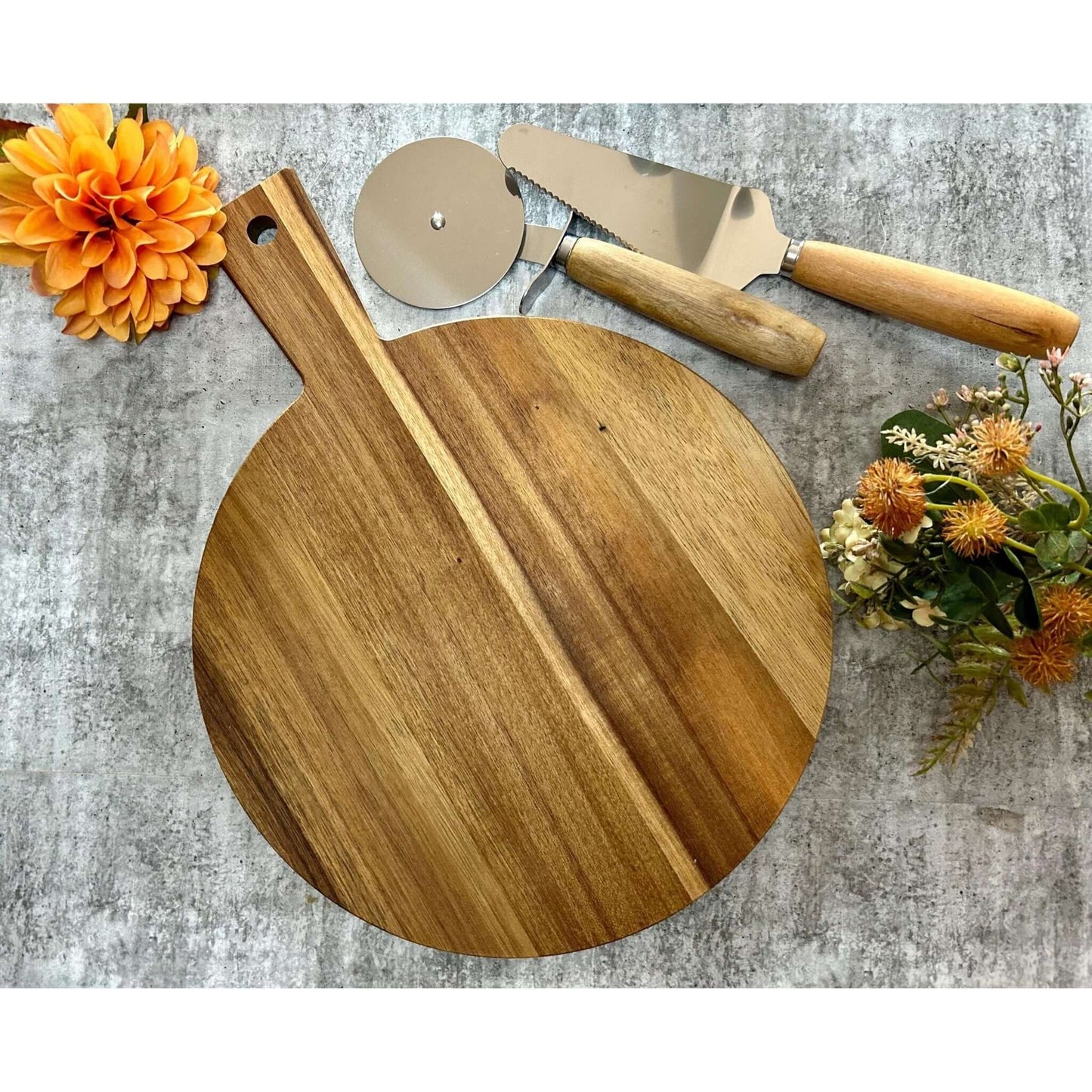 Wooden Pizza Paddle- Gift Set-NEW-JSGiftboutique-JSGiftboutique