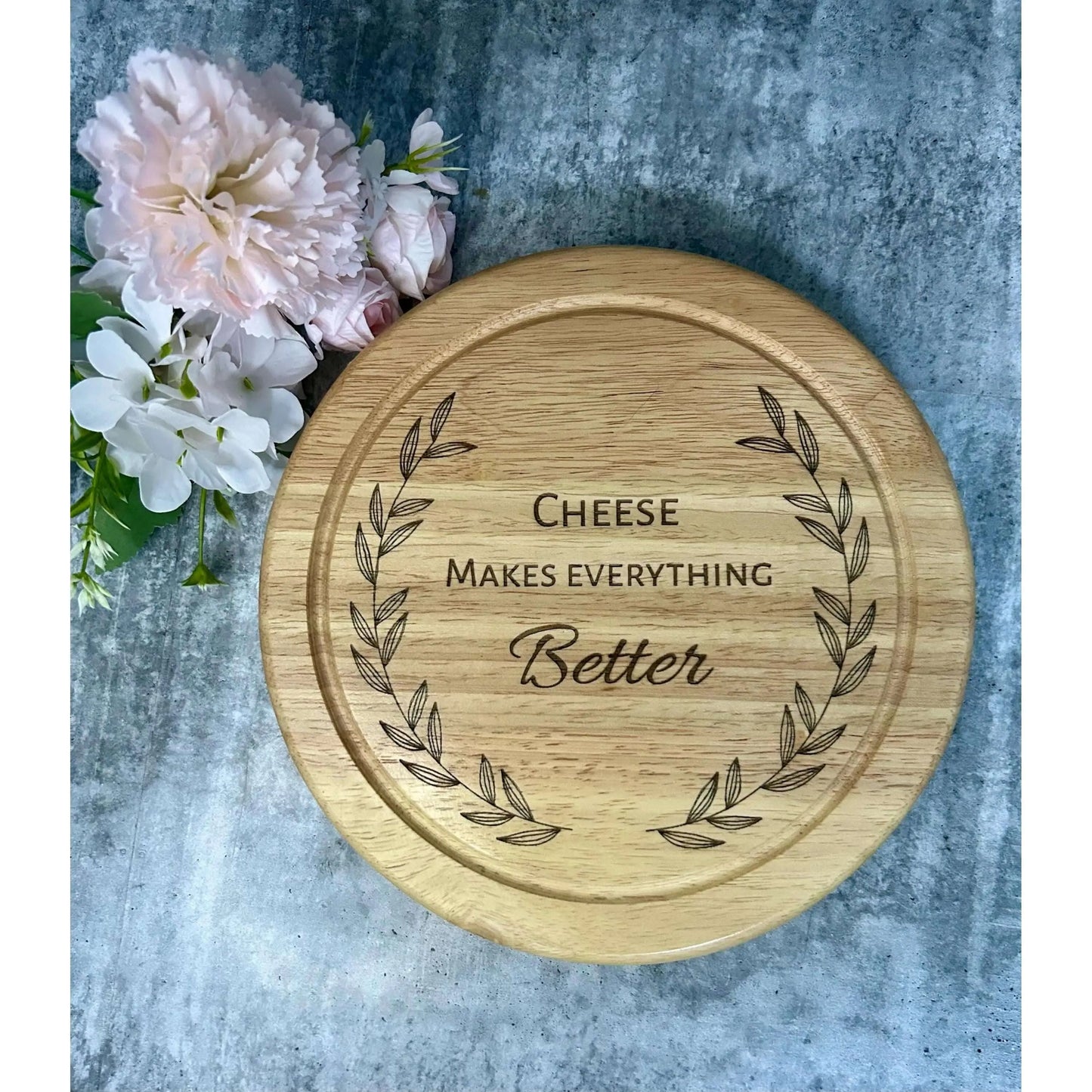 Bamboo Cheese Board Set - 4 Knives & Hidden Drawer-NEW-JSGiftboutique-JSGiftboutique