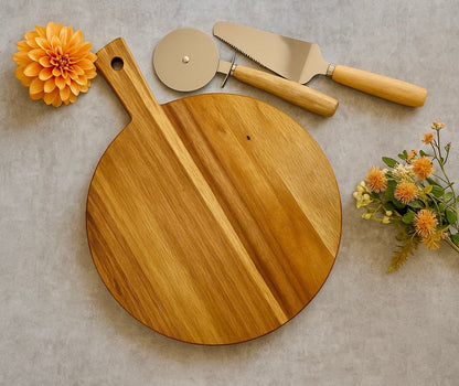 Personalised Pizza Board with Engraving – Custom Pizzeria Design, Wedding & Housewarming Gift JSGiftboutique