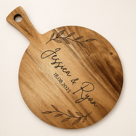 Wooden Pizza Paddle with Engraving-NEW-JSGiftboutique-Yes please-Personalised Board-JSGiftboutique