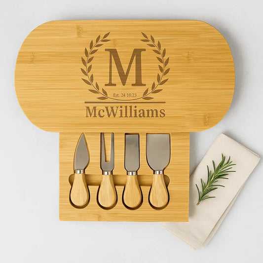 Bamboo Charcuterie Board with Hidden Knives - Perfect Gift-NEW-JSGiftboutique-JSGiftboutique
