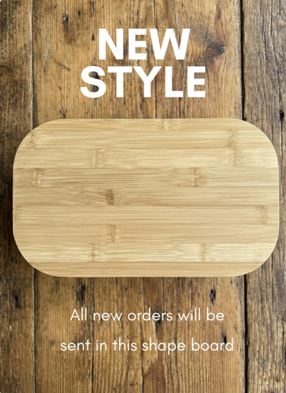 Oval Bamboo Charcuterie Board with Hidden Knives JSGiftboutique