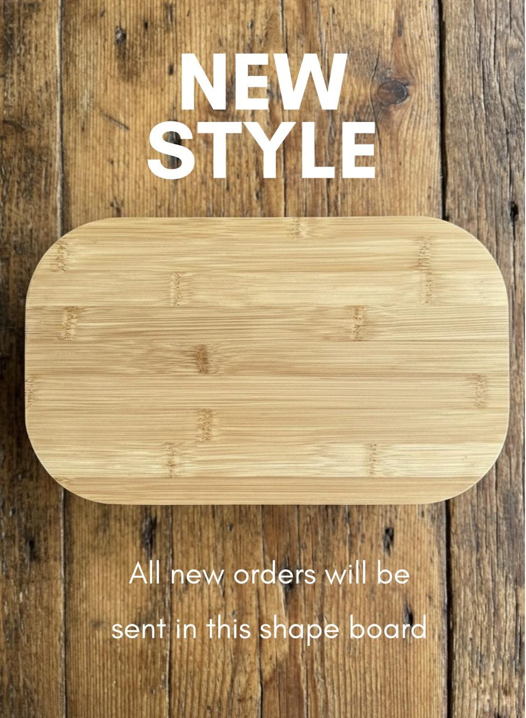 New style rectangular bamboo cheese board