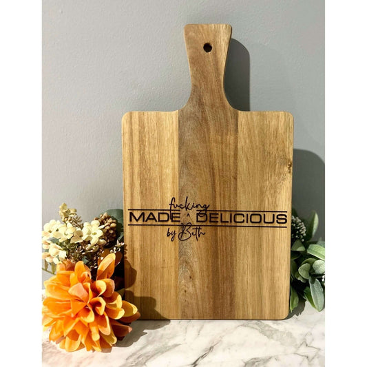 Personalised Acacia Breadboard JSGiftboutique