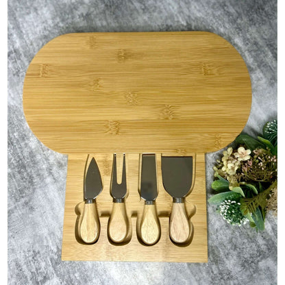 Special Bamboo Charcuterie Board with Hidden Knives-NEW-JSGiftboutique-JSGiftboutique