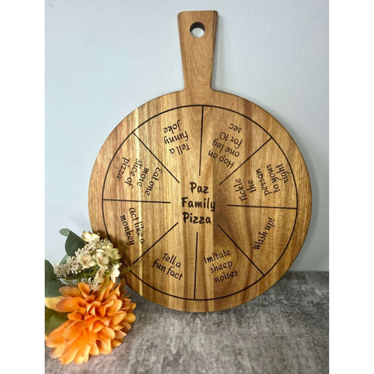 Custom Engraved Pizza Paddle Board-NEW-JSGiftboutique-Yes please-Personalised Board-JSGiftboutique