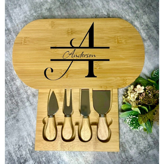 Custom Wooden Cutting Board - Monogram Designs