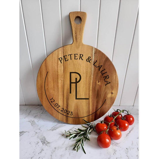 Personalised Wooden Pizza Board-NEW-JSGiftboutique-Yes please-Personalised Board-JSGiftboutique